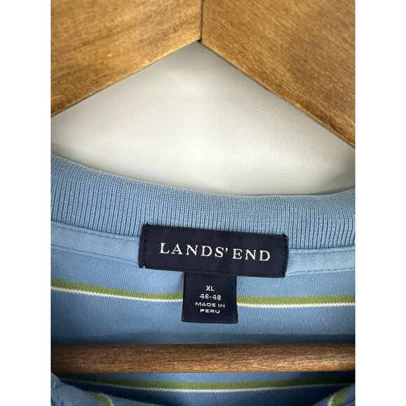 Lands' End Short Sleeve Polo Shirt Men's Size XL - Picture 3 of 7